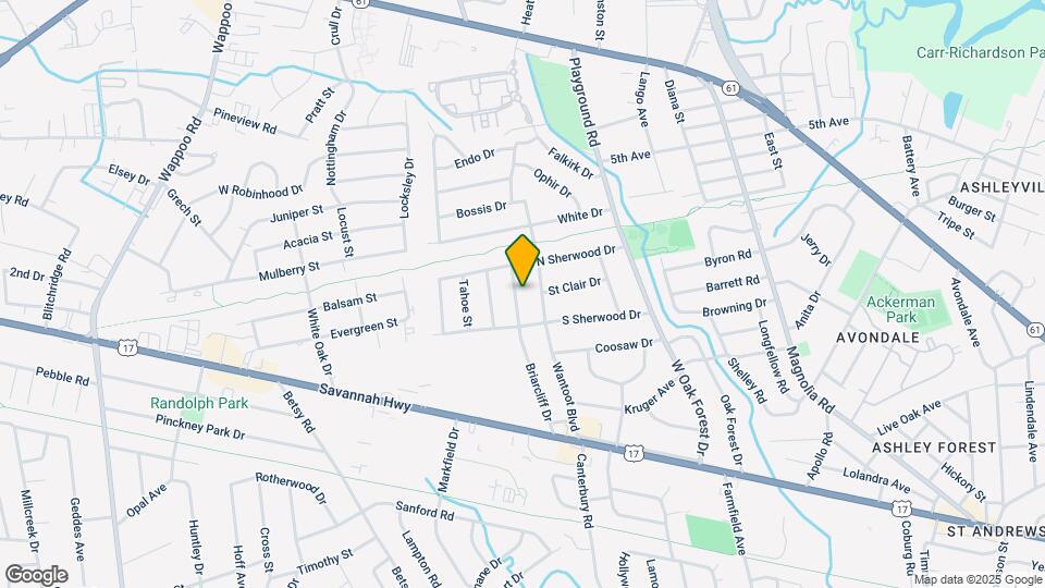 42 Briarcliff Dr Mapa y Detalles de la Ubicación