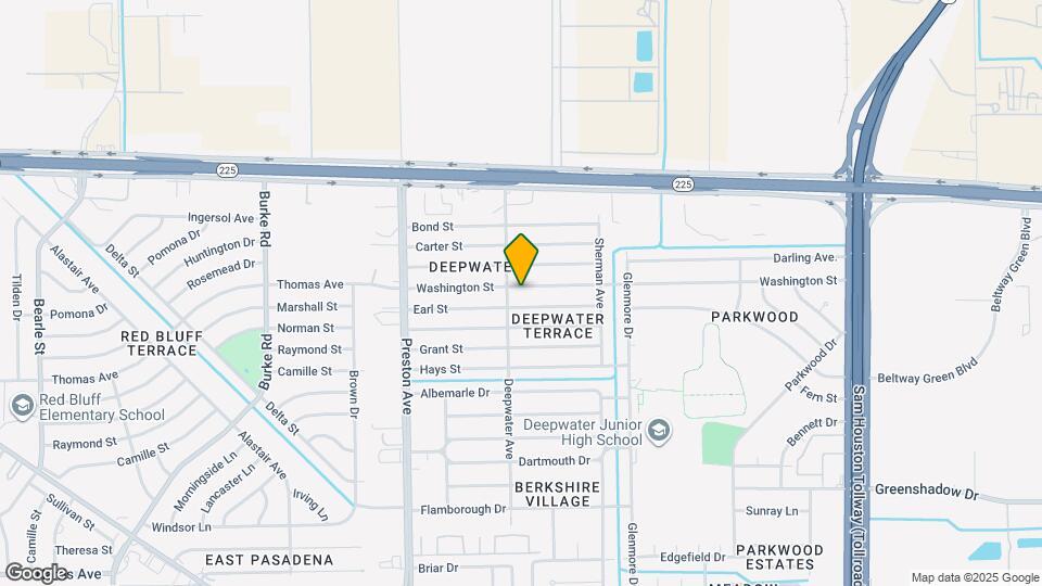 3206 Washington St Map and Location Details