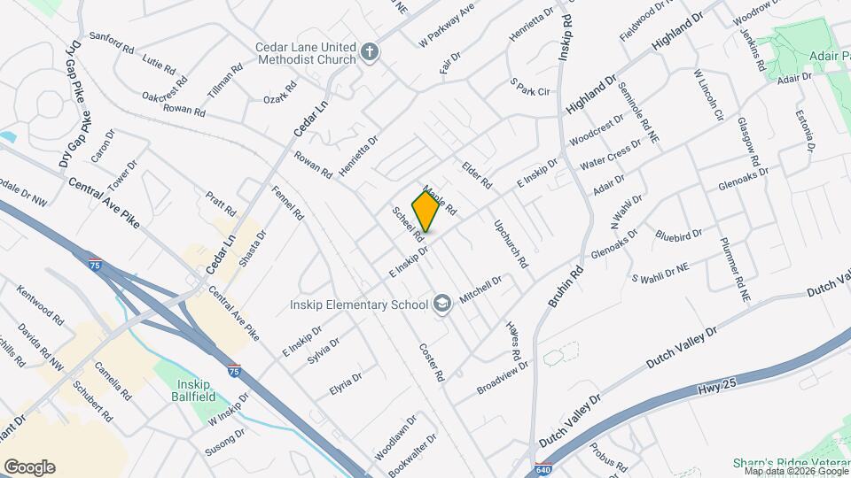 4820 Scheel Rd Map and Location Details