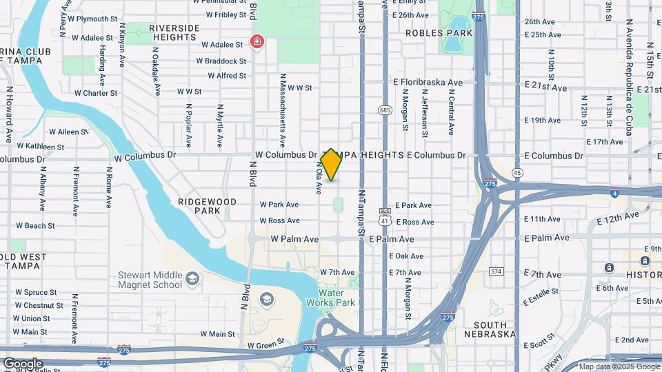 205 W Frances Ave Map and Location Details