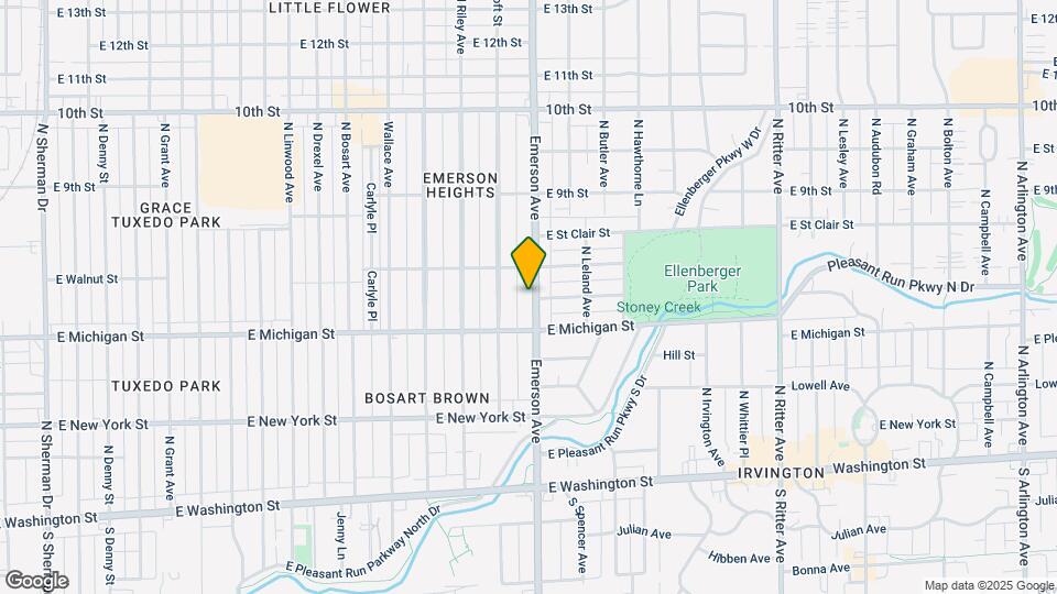 606 N Emerson Ave Map and Location Details