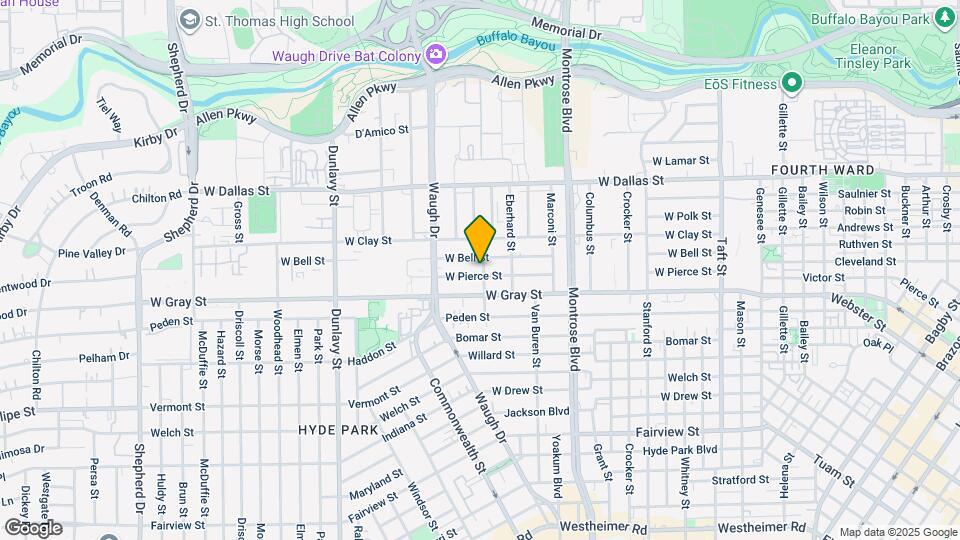 1302 W Pierce St Map and Location Details