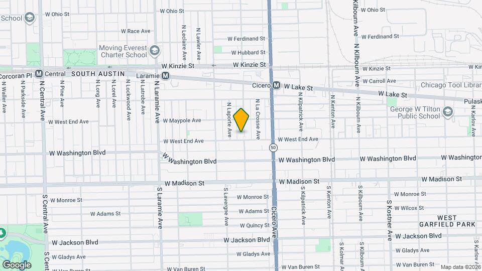 154 N Lamon Ave Map and Location Details