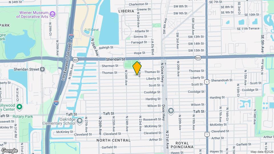 2309 Liberty St Map and Location Details