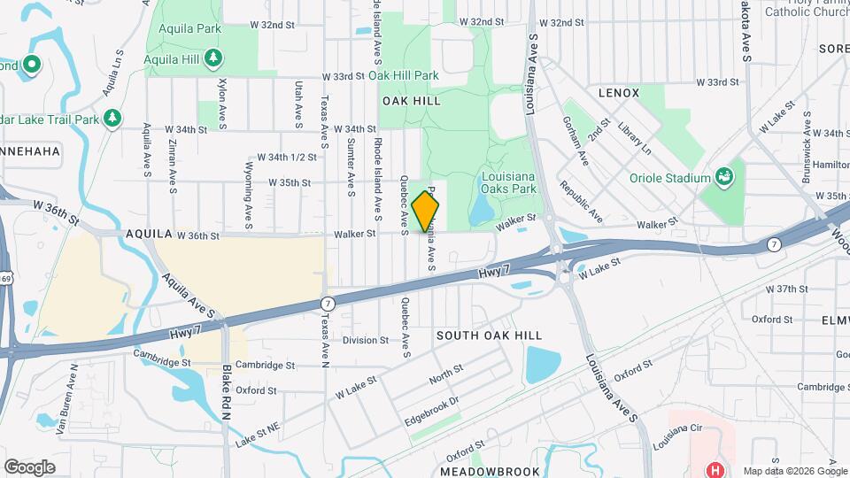 3600 Pennsylvania Ave S Map and Location Details