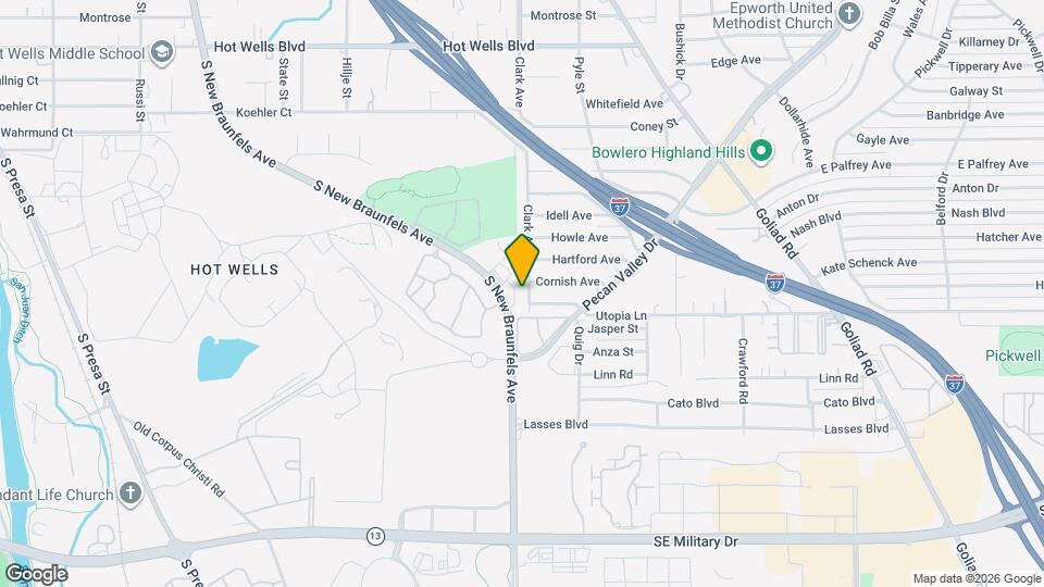 5411 Clark Ave Map and Location Details