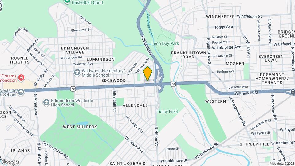 3324 Edmondson Ave Map and Location Details