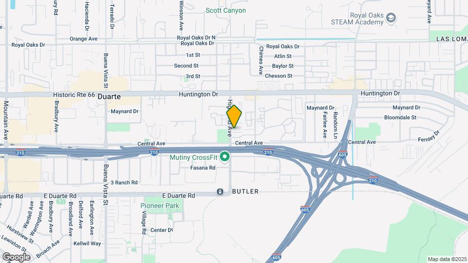 1414-1418 Highland Ave Mapa y Detalles de la Ubicación