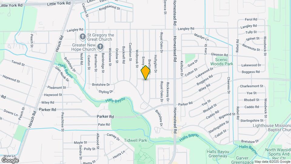 10226 Envoy St Map and Location Details