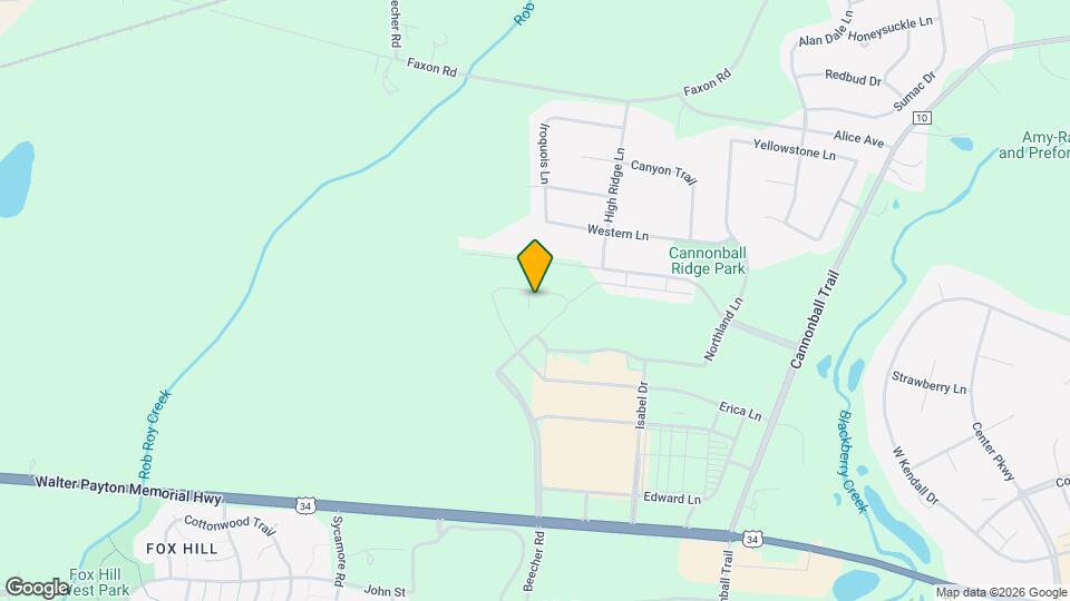 1124 Gillespie Ln Map and Location Details