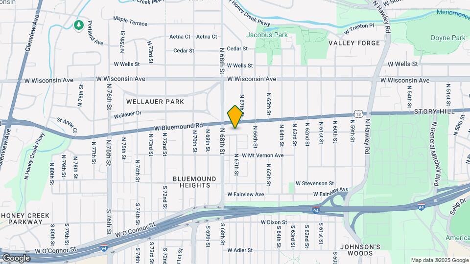6700-6702 W St Paul Ave Map and Location Details