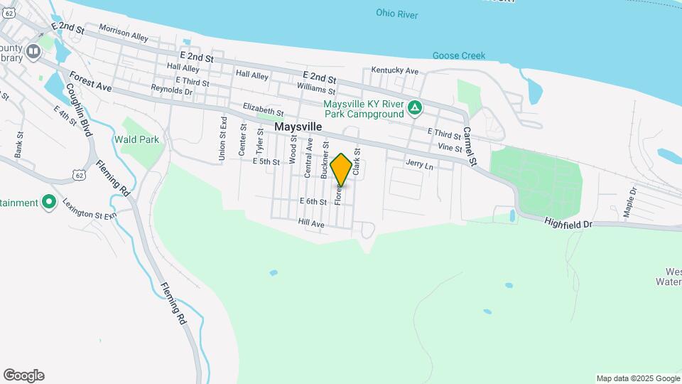 512 Florence St Map and Location Details