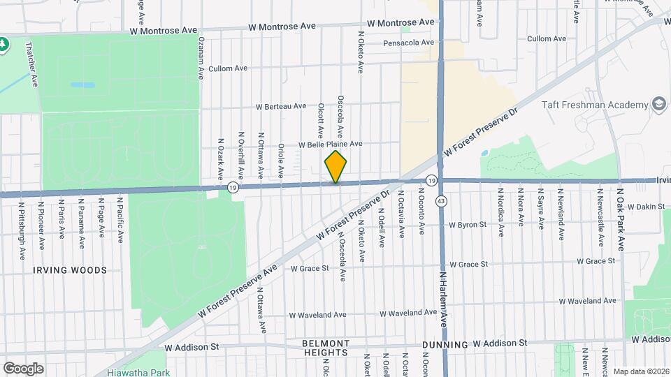 7437 W Irving Park Rd Map and Location Details