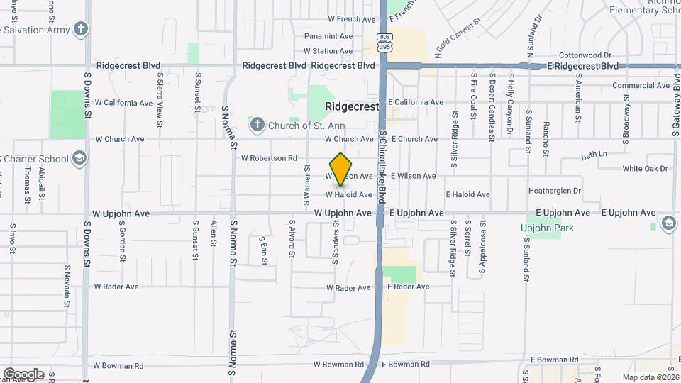 419 S Sanders St Map and Location Details