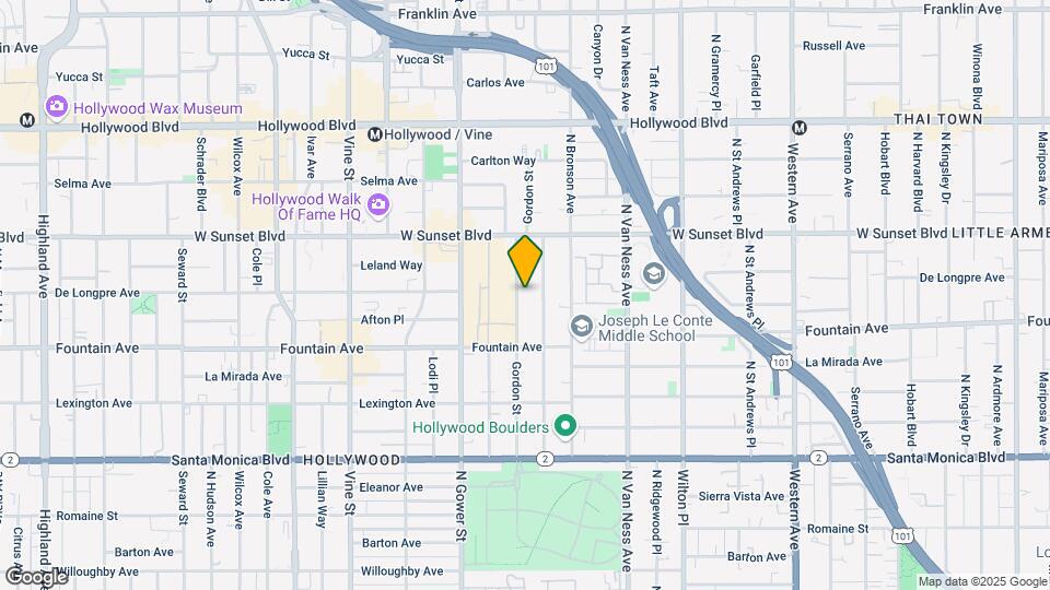 1412 Gordon St Mapa y Detalles de la Ubicación