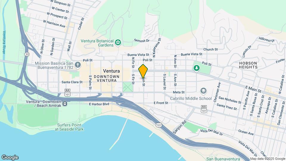 97 S Ash St, Unit 93 S. Ash Street Mapa y Detalles de la Ubicación
