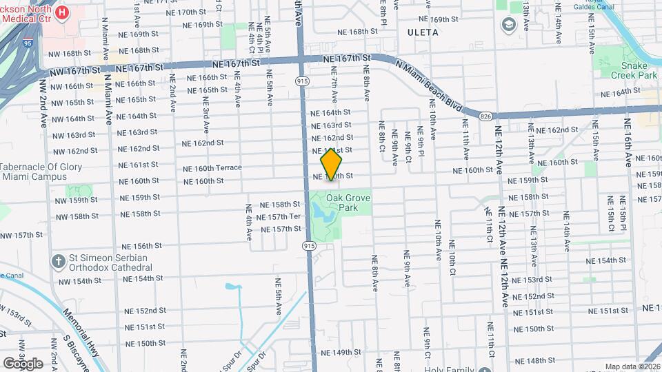 675 NE 159th St Map and Location Details