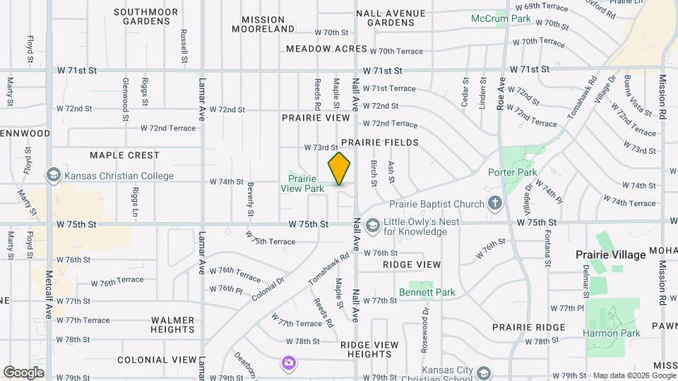 7436 Nall Ave Map and Location Details