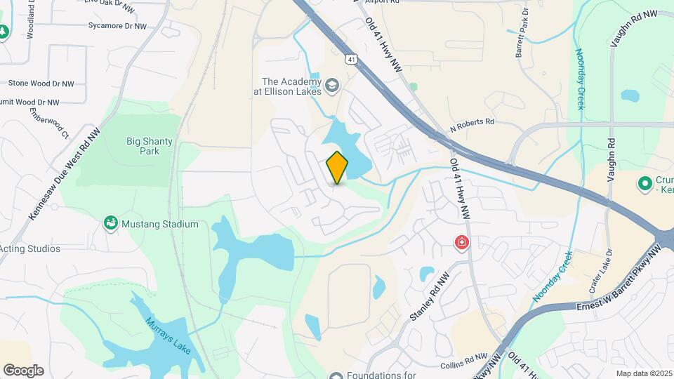 1914 Lakeshore Overlook Cir NW Map and Location Details