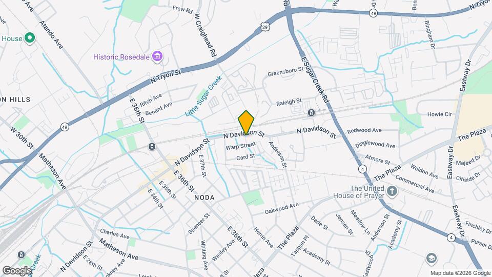 525 Donatello Avenue Map and Location Details