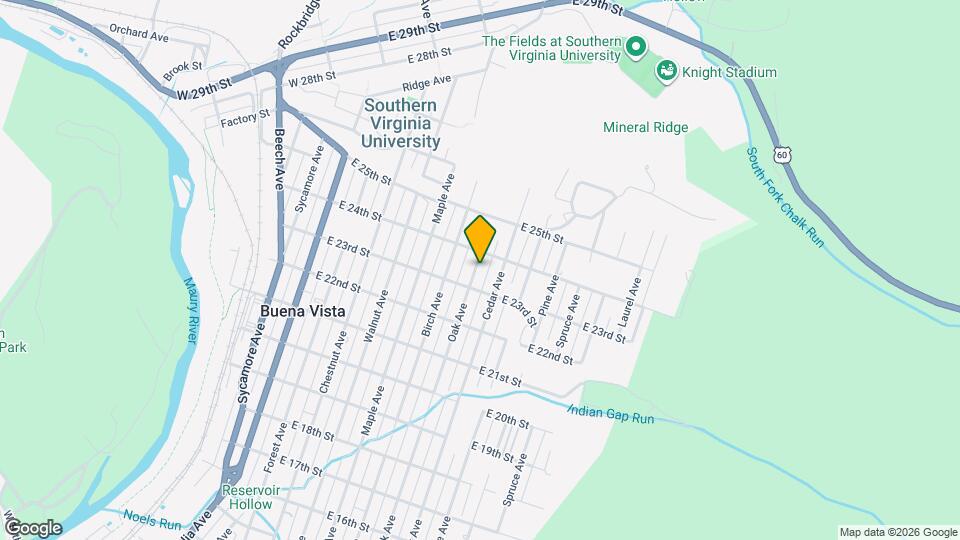 2346 Oak Ave Map and Location Details