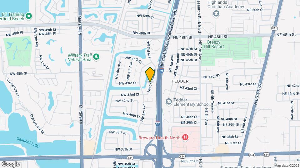 4311 NW 1st Terrace Mapa y Detalles de la Ubicación
