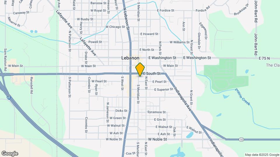 217 S Meridian St Mapa y Detalles de la Ubicación