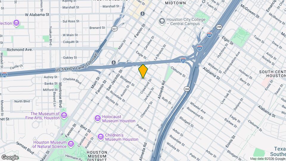 4505 La Branch St Map and Location Details