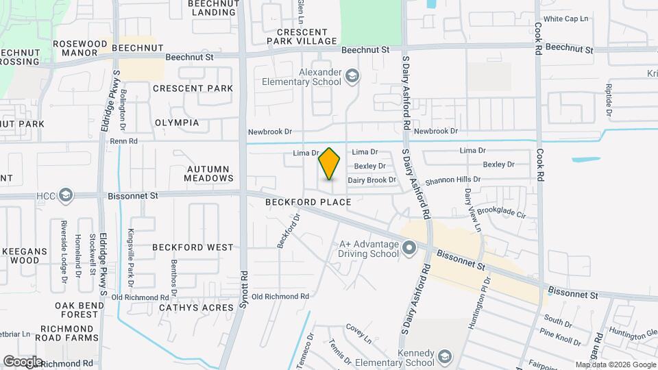 8914 Beau Monde Dr Mapa y Detalles de la Ubicación