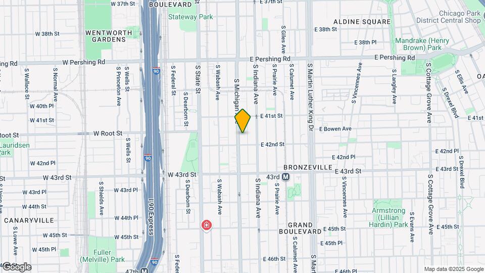 4143-4145 S Michigan Mapa y Detalles de la Ubicación