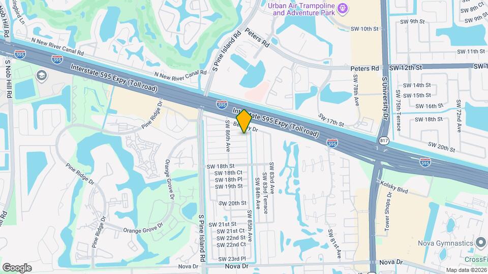 8508 SW 16th St Mapa y Detalles de la Ubicación