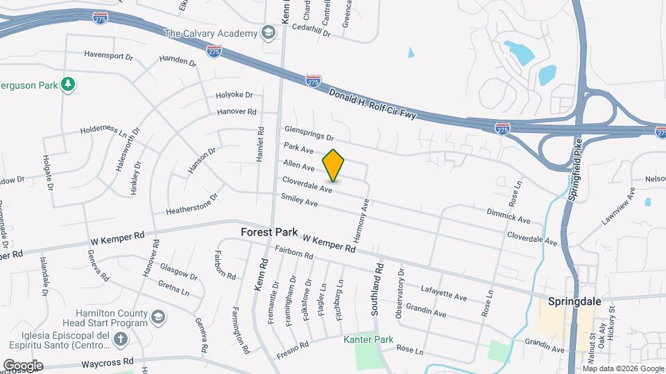 686 Cloverdale Ave Mapa y Detalles de la Ubicación