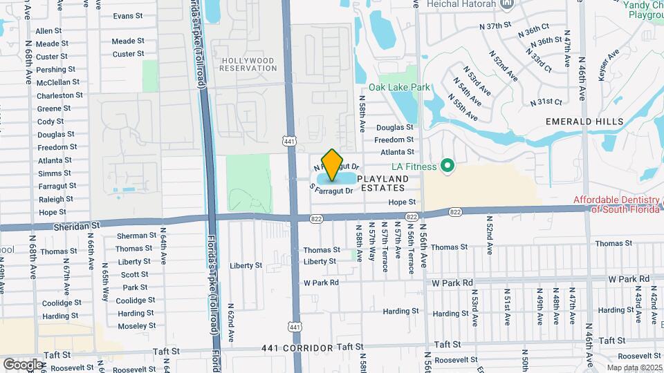 5907 S Farragut Dr Mapa y Detalles de la Ubicación