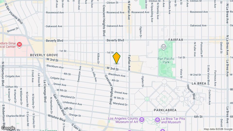 247 S Edinburgh Ave Map and Location Details