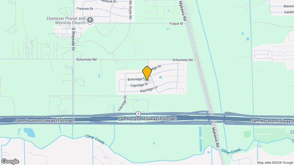 6527 Capridge Dr Map and Location Details