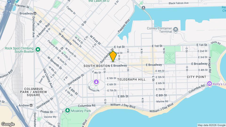 540 E Broadway Map and Location Details