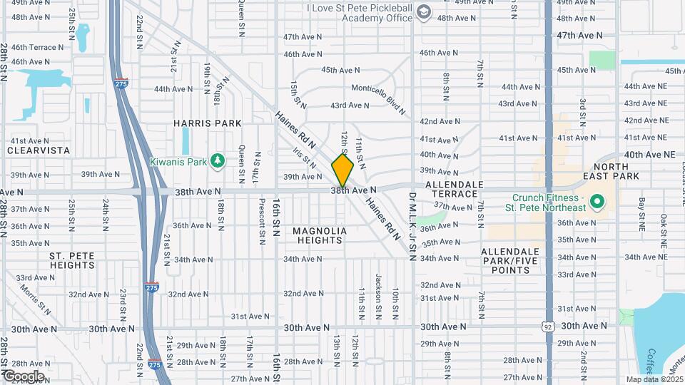 1134 38th Ave N Map and Location Details