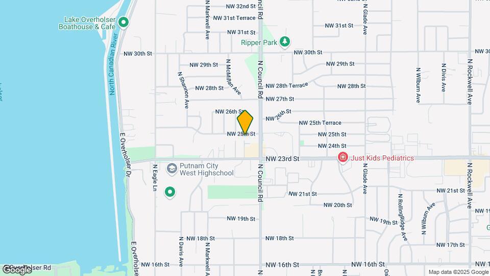 8100 NW 25th St Map and Location Details