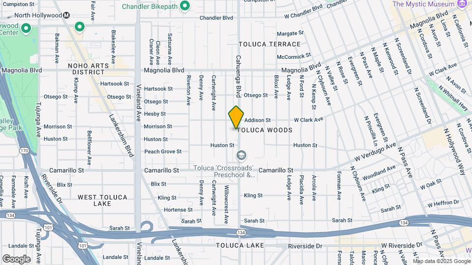 4933 Cahuenga Blvd Map and Location Details