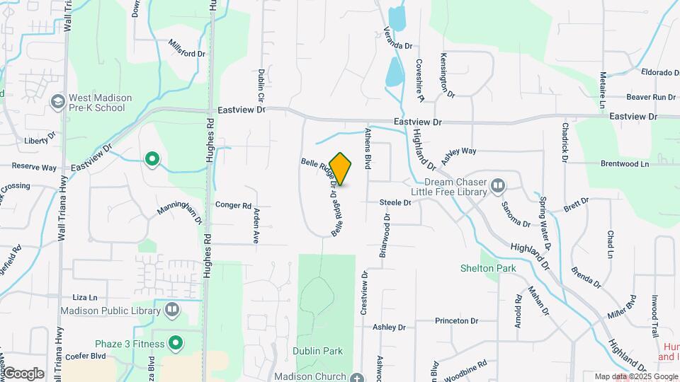 136 Belle Ridge Dr Map and Location Details