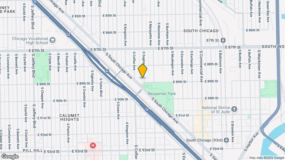 8850 S Saginaw Ave Map and Location Details