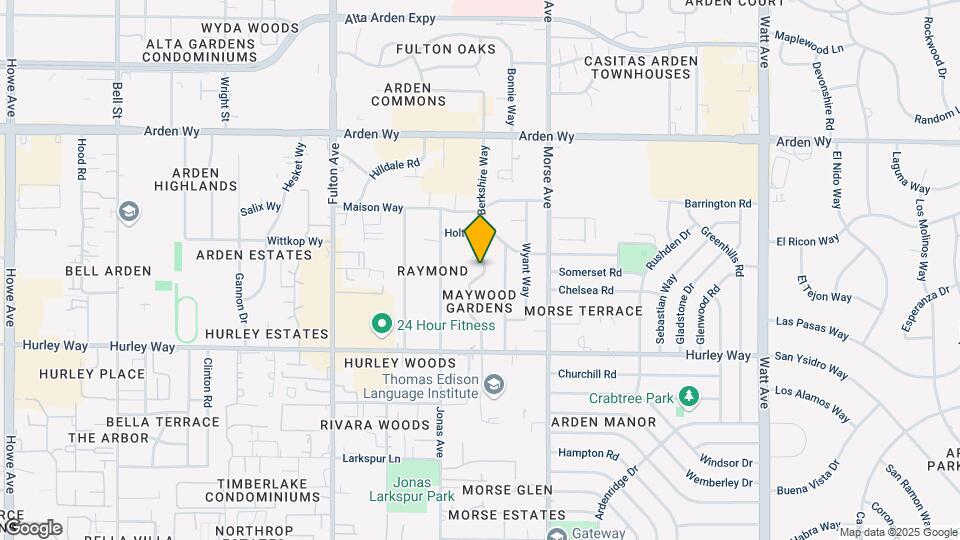 1425-1427 Topaz Way Map and Location Details