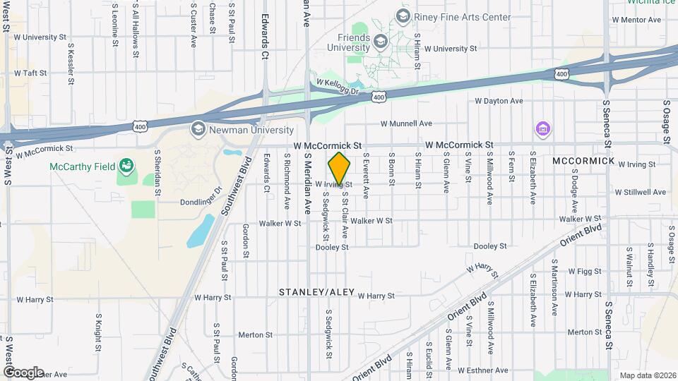 2307 W Irving St Map and Location Details