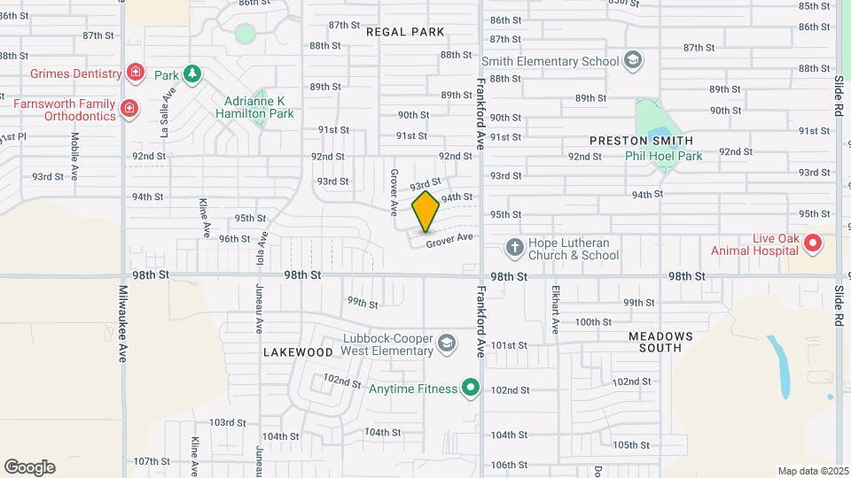 5822 96th St Map and Location Details