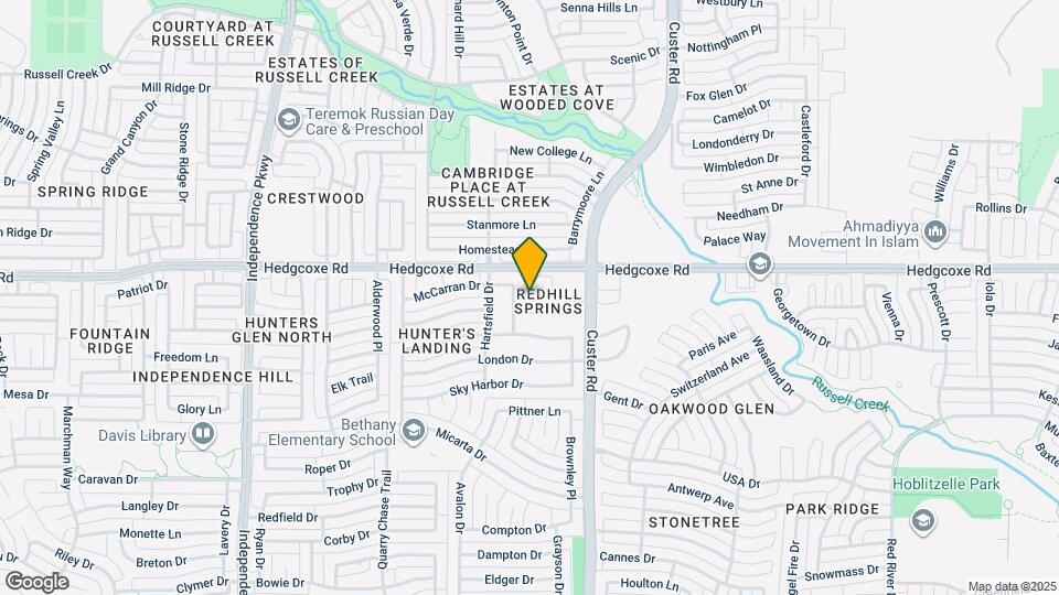 7921 Hannah St Map and Location Details