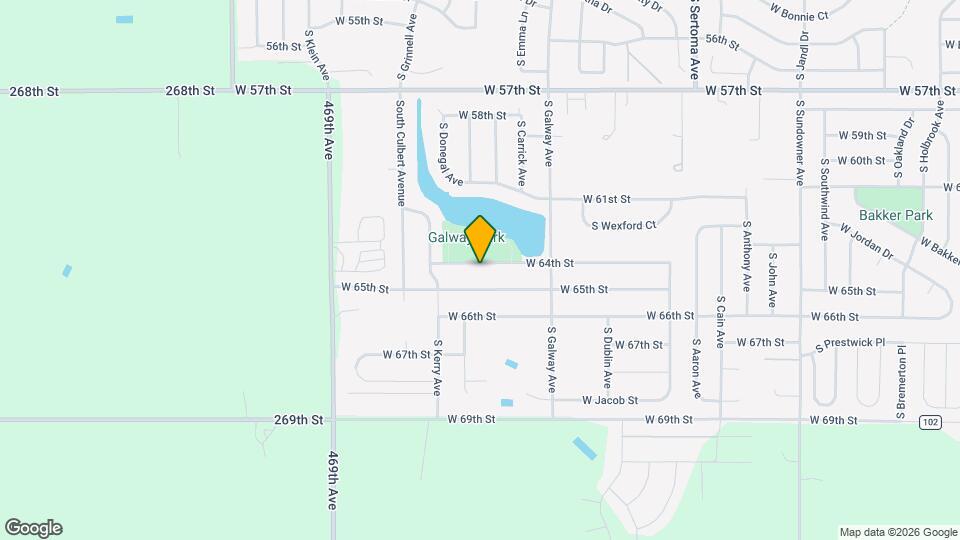 7421 W 64th St Map and Location Details