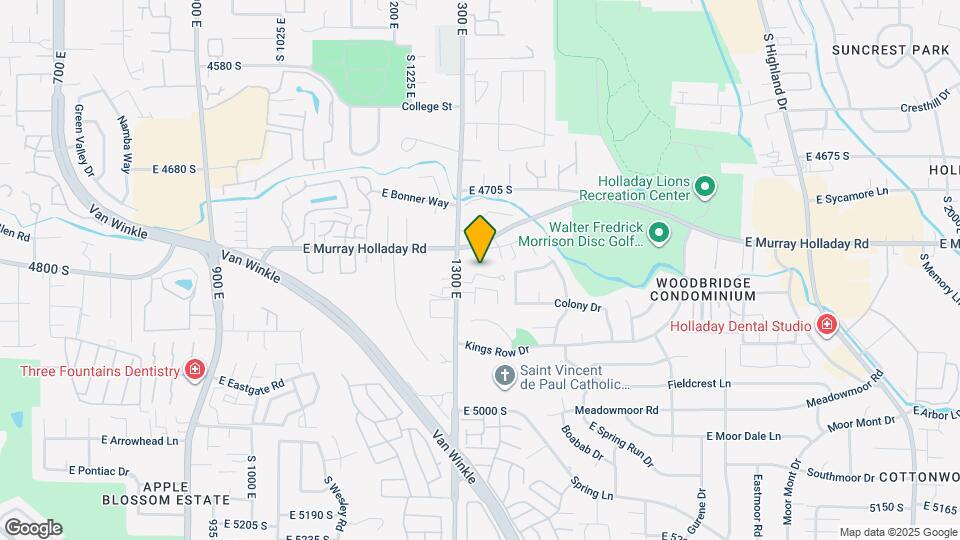 1319 E Foxmont Ln Map and Location Details