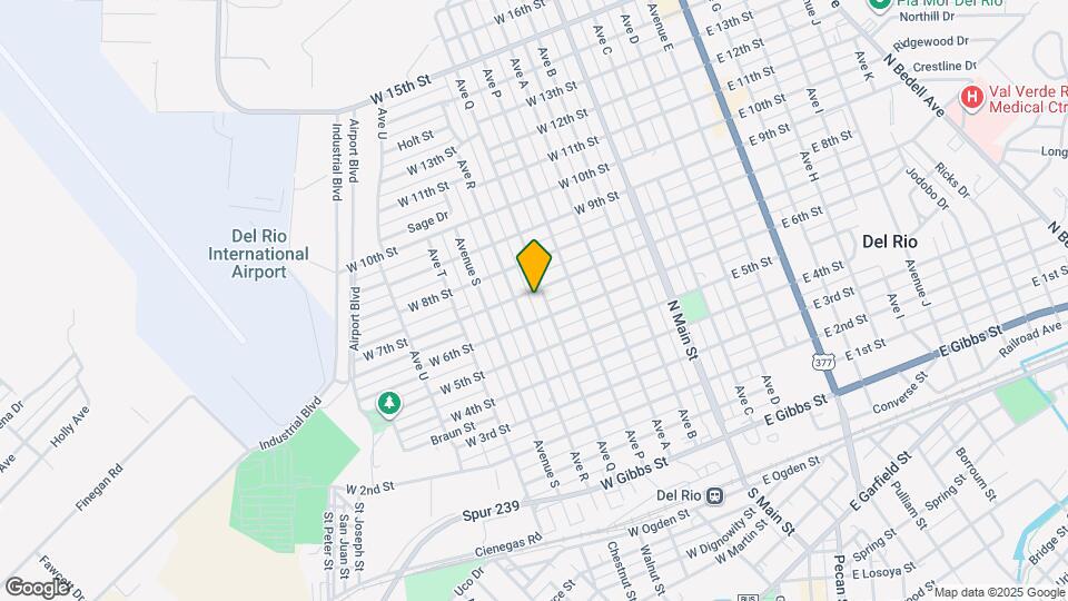 504 W 7th St Map and Location Details