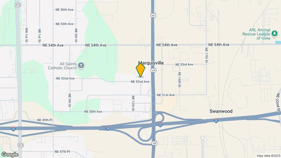 1276 NE 52nd Ave Map and Location Details