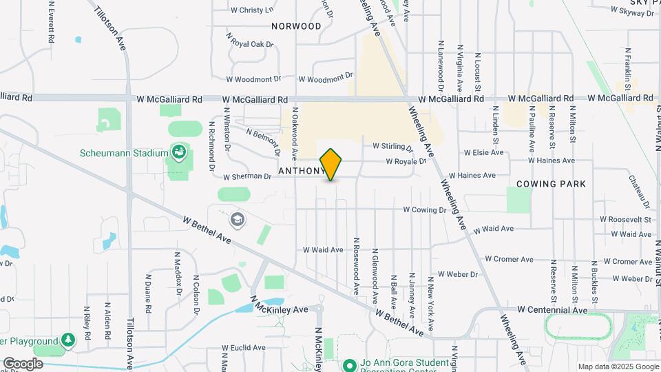 2605 N Maplewood Ave Map and Location Details